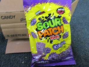 lot 418 image: 12- 8.02 Sour Patch Kids Grape...