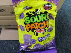 lot 419 image: 12- 8.02 Sour Patch Kids Grape...