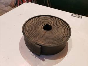 lot 19 image: roll of rubber belting
