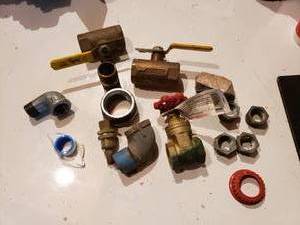 lot 35 image: valves and reducers