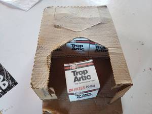 lot 135 image: lot of (7) TropArtic oil filters new in box filter #PO-1042