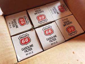 lot 142 image: lot of (6) gasoline filters new in the box # PF-111-5