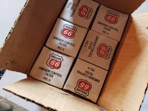 lot 145 image: case of (6) new PHILLIPS 66 emission control filters filter # PEC-9