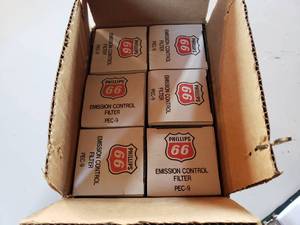 lot 146 image: case of (6) new PHILLIPS 66 emission control filters filter # PEC-9
