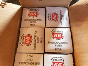 lot 147 image: case of (6) new PHILLIPS 66 emission control filters filter # PEC-9