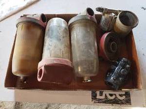 lot 196 image: assortment of inline fuel filter canisters
