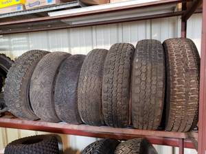 lot 254 image: (7) used 14 tires