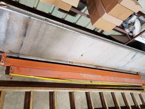 lot 283 image: (2) horizontal beams for teardrop pallet racking