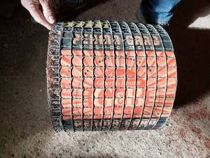 lot 356 image: role of new old stock 1x1 galvanized wire 100 long