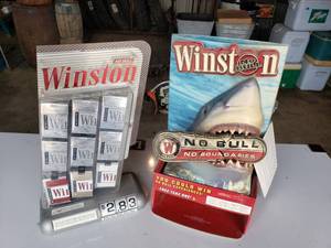 lot 384 image: WINSTON cigarette 3D store advertising
