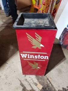 lot 398 image: WINSTON cigarette ashtray display