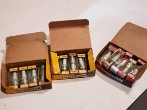 lot 419 image: (3) new old stock boxes of CHAMPION spark plugs
