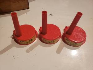 lot 437 image: NEW Vintage SEAL BEST oil spouts for old oil cans