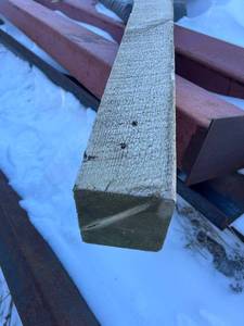 lot 16 image: Wood Beam 6 x 5 x 18 Long