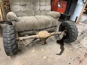 lot 151 image: Rear Axel with Wheels