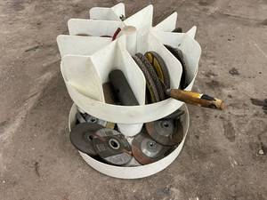 lot 153 image: Lazy Susan Storage Unit & Contents