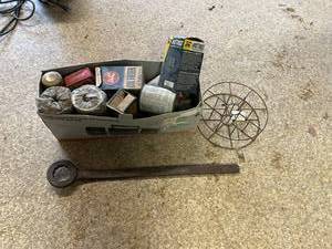 lot 160 image: Large Wrench & Box of Filters