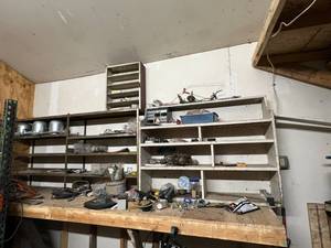 lot 189 image: Shelving Units & Everything on Counter & Shelves