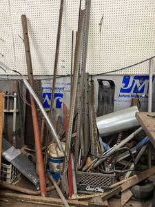 lot 193 image: Steel, Stove Pipe & Misc