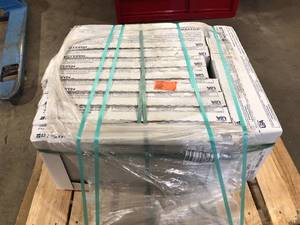 lot 9 image: 11 Boxes of Marazzi Modern Renewal Parchment 12 in. x 24 in. Glazed Porcelain Floor and Wall Tile (15.6 sq. ft.  case) Customer Returns See Pictures