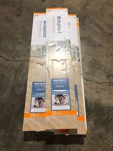 lot 48 image: 5 Boxes of Lifeproof Vesinet Oak 22 mil x 8.7 in. W x 48 in. L Click Lock Waterproof Luxury Vinyl Plank Flooring (20.1 sq. ft.case)   Customer Returns See Pictures