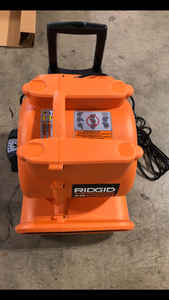 lot 7 image: RIDGID 1625 CFM 3-Speed Portable Blower Fan Air Mover with Collapsible Handle and Rear Wheels for Water Damage need replace switch Customer Returns See Pictures