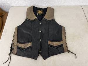 lot 11 image: Leather Vest Size M