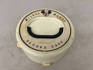 lot 37 image: Mickey Mouse Record Case & Records
