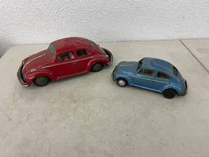 lot 66 image: Metal VW Beetle Toys