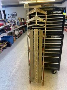 lot 92 image: Vintage Snow Sled