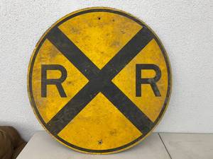lot 96 image: Rail Road Sign 36
