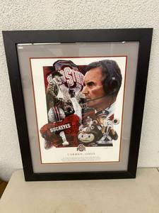 lot 97 image: Ohio State Buckeyes Framed Artwork