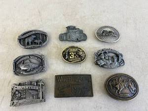 lot 110 image: Belt Buckles