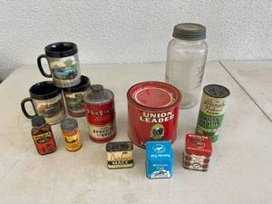 lot 117 image: Vintage Tins & Cups