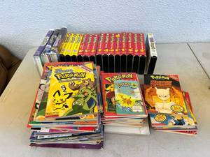 lot 130 image: Pokemon Books & VHS