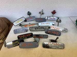 lot 141 image: Vintage Auto Rear View Mirrors
