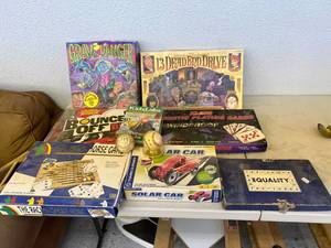 lot 142 image: Board Games & Baseballs