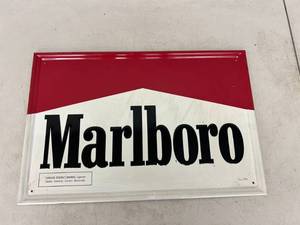 lot 175 image: Marlboro Metal Sign