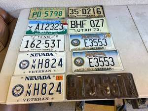 lot 208 image: License Plates