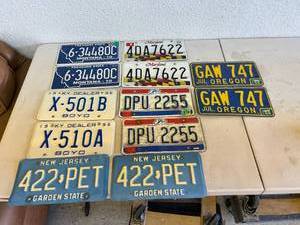 lot 209 image: Matched Set License Plates