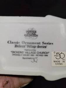 Dept 56 small village house ornaments