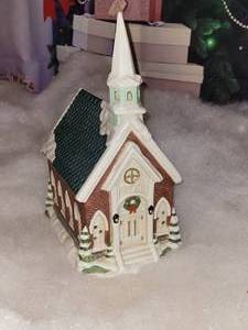 Xmas village houses
