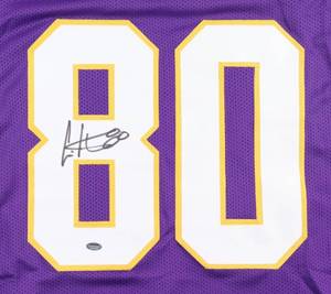Cris Carter Minnesota Vikings Signed Pro Style Jersey (Schwartz)