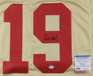Deebo Samuel San Fransico 49ers Signed Gold & Red Pro Style Jersey PSA Certified