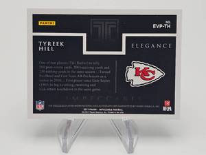 2017 Tyreek Hill Impeccable Player Worn Patch and Autograph #3249