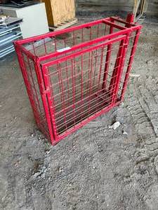 Calf Hauler Basket WITH HEADLOCK goats calfs sheep  bale hook 46l 14 w 38.5 t