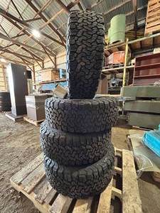 Fuel rims and tires  from late model Ram  12 ton pickup  LT27560R20 Tires BFGoodwrench  KO2