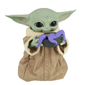 lot 24 image: Star Wars Galactic Snackin Grogu Animatronic - The Mandalorian - Disney - NEW