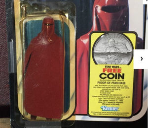 lot 25 image: RARE Vintage 1983 Star Wars ROTJ Emperors Royal Guard Figure Brand new