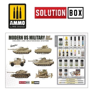 lot 44 image: AMM7712 AMMO by Mig Solutions Box - Modern US Military Colors and Weathering
